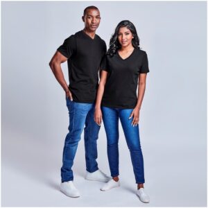 Ladies Super Club 165 V-Neck T-Shirt - Image 2