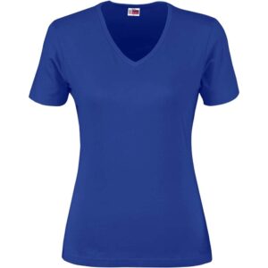 Ladies Super Club 165 V-Neck T-Shirt – Royal Blue — Ladies Super Club 165 V-Neck T-Shirt – Royal Blue