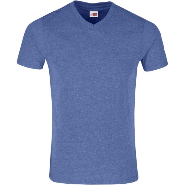 Mens Michigan Melange V-Neck T-Shirt – Blue — Mens Michigan Melange V-Neck T-Shirt – Blue