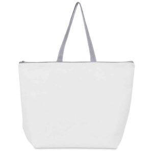 Hoppla Skyline Recycled PET Stitch-Bond Shopper With Zip - Image 5