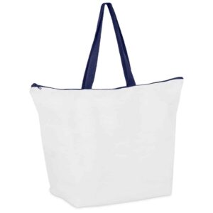 Hoppla Skyline Recycled PET Stitch-Bond Shopper With Zip - Image 6