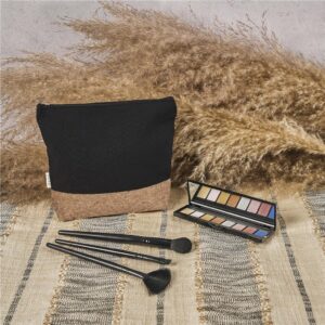 Okiyo Koruku Cork & Cotton Cosmetic Bag - Image 2