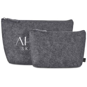 Okiyo Kesho Recycled PET Felt Mini Cosmetic Bag - Image 2