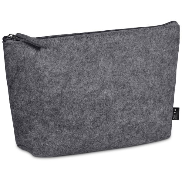 Okiyo Kesho Recycled PET Felt Mini Cosmetic Bag