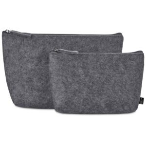 Okiyo Kesho Recycled PET Felt Mini Cosmetic Bag - Image 7