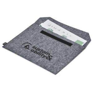 Okiyo Shorui Recycled PET Felt Document Bag - Image 6