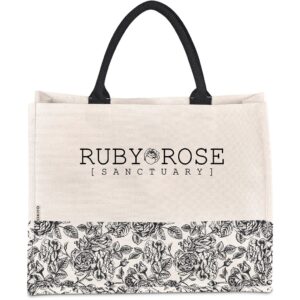 Okiyo Hana Printed Cotton Tote - Image 4