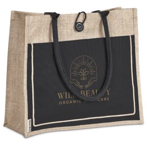 Okiyo Umi Jute & Cotton Tote - Image 4