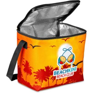 Hoppla Quebec Recycled PET Stitch-Bond 12-Can Cooler - Image 5