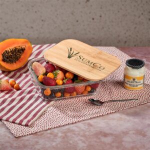 Okiyo Moshi Glass & Bamboo Lunch Box - Image 3