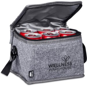 Okiyo Reitoko Recycled PET Felt 6-Can Cooler - Image 4