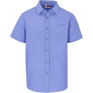 Mens Short Sleeve Oxford Shirt - Image 6