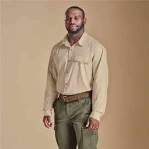 Mens Long Sleeve Mawenzi Twill Shirt - Image 5