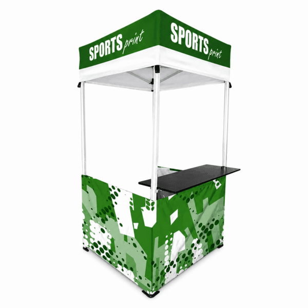 1×1 Aluminium Kiosk with Shelf — 1×1 Aluminium Kiosk with Shelf