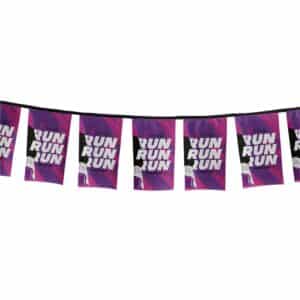 Sublimated Single-Sided Polyester Rectangle Bunting – 10m — Sublimated Single-Sided Polyester Rectangle Bunting – 10m