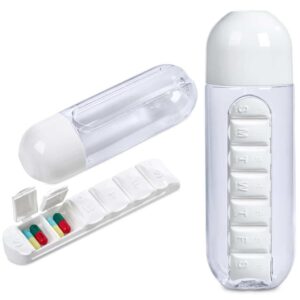 Altitude Vita-Stream Pill Box Plastic Water Bottle - 600ml - Image 6