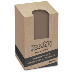 Kooshty Luca Stainless Steel & Plastic Double-Wall Tumbler – 350ml - Image 3
