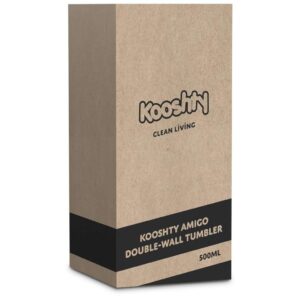 Kooshty Amigo Stainless Steel & Plastic Double-Wall Tumbler - 500ml - Image 5