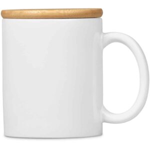 Okiyo Sozo Bamboo & Ceramic Sublimation Coffee Mug - 330ml - Image 9