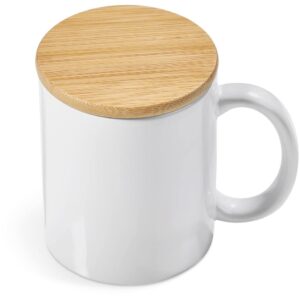 Okiyo Sozo Bamboo & Ceramic Sublimation Coffee Mug - 330ml - Image 13