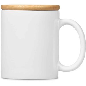 Okiyo Sozo Bamboo & Ceramic Sublimation Coffee Mug - 330ml - Image 5