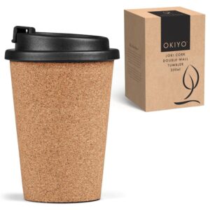 Okiyo Joki Cork & Wheat Straw Double-Wall Tumbler – 350ml - Image 7