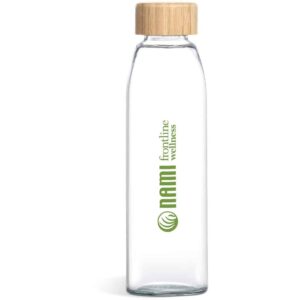 Okiyo Wabi-Sabi Glass Water Bottle - 500ml - Image 3