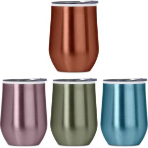 Serendipio Vogue Madison Stainless Steel & Plastic Double-Wall Tumbler - 350ml - Image 6