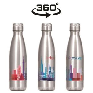 Serendipio Discovery Stainless Steel Vacuum Water Bottle - 500ml - Image 3