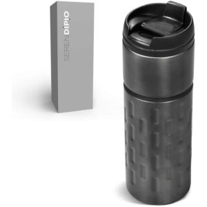 Serendipio Binary Stainless Steel & Plastic Double-Wall Tumbler - 450ml - Image 3