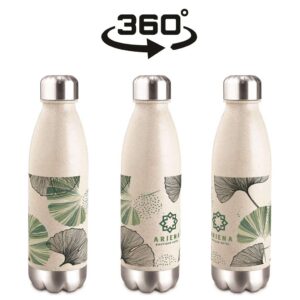Okiyo Kimi Wheat Straw Water Bottle - 680ml - Image 7