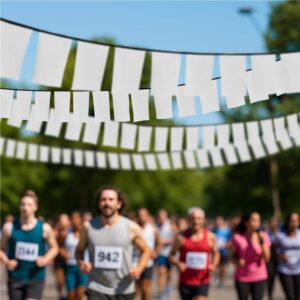 Sublimated Single-Sided Polyester Rectangle Bunting - 10m - Image 4