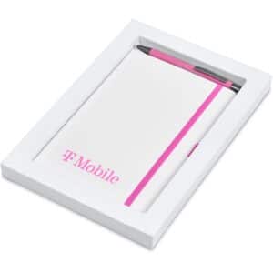 Duncan Notebook & Pen Set – Pink — Duncan Notebook & Pen Set – Pink