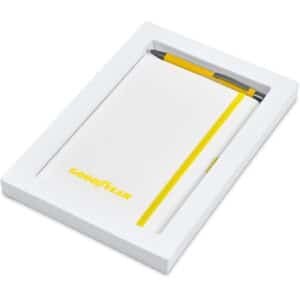 Duncan Notebook & Pen Set – Yellow — Duncan Notebook & Pen Set – Yellow