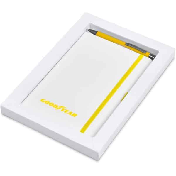 Duncan Notebook & Pen Set – Yellow — Duncan Notebook & Pen Set – Yellow