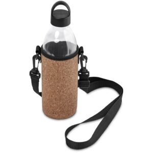 Kooshty Kork Hands-Free Glass Water Bottle – 850ml - Image 3