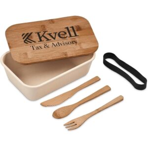 Kooshty Natura Plus Bamboo Fibre Lunch Box Set - Image 2