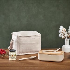 Okiyo Kura Cotton & Wheat Straw Lunch Set - Image 3