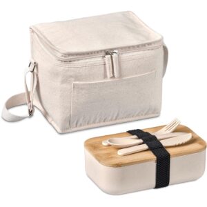 Okiyo Kura Cotton & Wheat Straw Lunch Set - Image 2