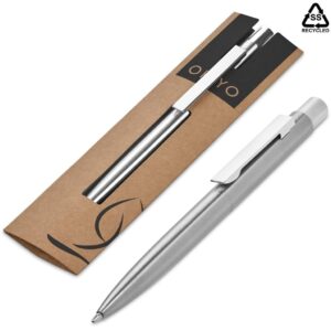 Okiyo Mio Recycled Stainless Steel Ball Pen - Image 3