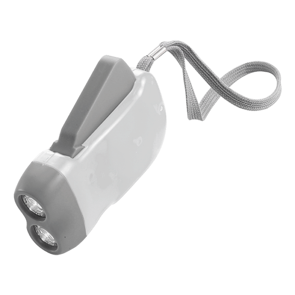 Dynamo Torch with 2 LED Lights