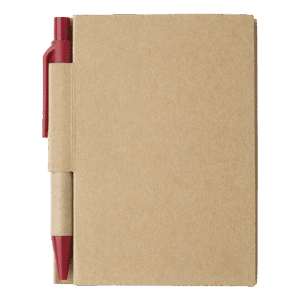 Mini Recycled Notebook and Pen - Image 2