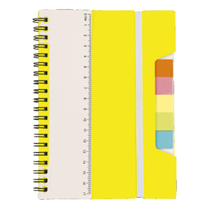 A5 Notebook With Sticky Notes And Ruler - Image 3