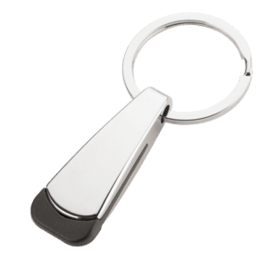 Tear Shaped Chrome Keychain - Image 3