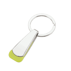 Tear Shaped Chrome Keychain - Image 2