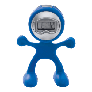 Man Shaped Alarm Clock with Memo Holder - Image 2