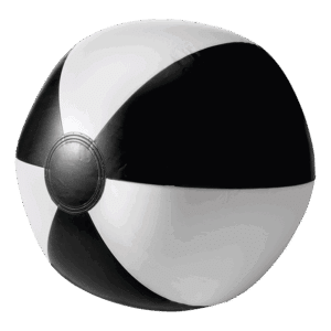 Two Tone Inflatable Beach Ball - Image 2