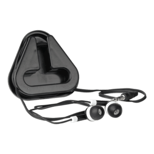 Earphones in Triangular Protective Case - Image 2