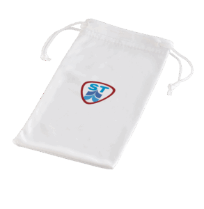 Foldable Headphones in Fabric Bag - Image 2