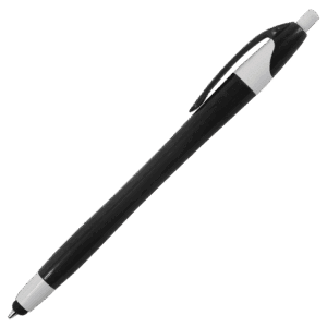 Slim Coloured Barrel Ballpoint Pen with Stylus — Slim Coloured Barrel Ballpoint Pen with Stylus